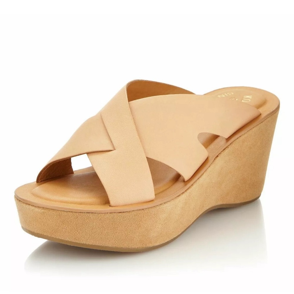 Kork Ease Lana Slide Wedge Sandal 70s Inspired